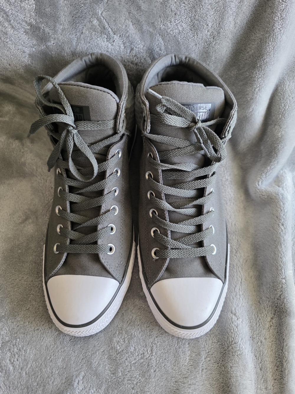 Converse High Top Sneakers in Gray